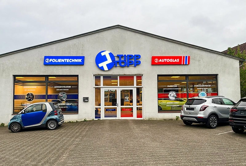 Werkstatt der Tipp Topp Autoglas & Folientechnik GmbH in Stade